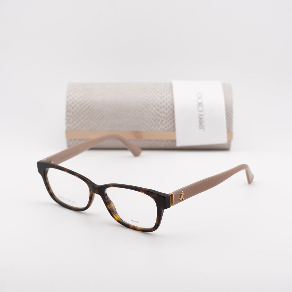 Jimmy Choo JC278 0ONS 00 Rectangle Eyeglasses - Havana 52mm